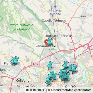 Mappa Via A. Mensa, 10078 Venaria Reale TO, Italia (6.3245)