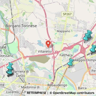 Mappa Via Canova, 10071 Borgaro torinese TO, Italia (3.89273)