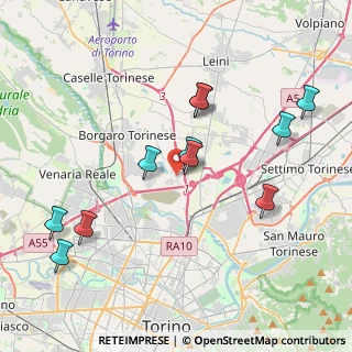 Mappa Via Canova, 10071 Borgaro torinese TO, Italia (4.13273)