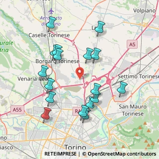 Mappa Via Canova, 10071 Borgaro torinese TO, Italia (3.98294)