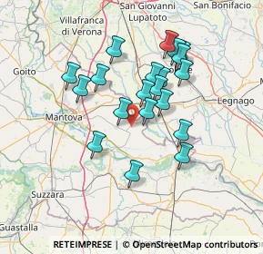 Mappa Via Rusta, 46039 Villimpenta MN, Italia (12.095)
