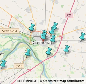 Mappa Via Palatina, 26100 Cremona CR, Italia (3.32909)
