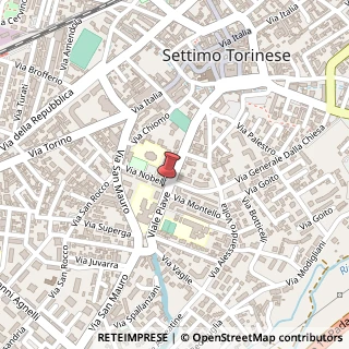 Mappa Viale Piave, 12, 10036 Settimo Torinese, Torino (Piemonte)