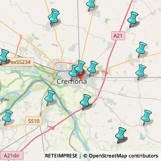Mappa Via Buoso da Dovara, 26100 Cremona CR, Italia (6.0655)