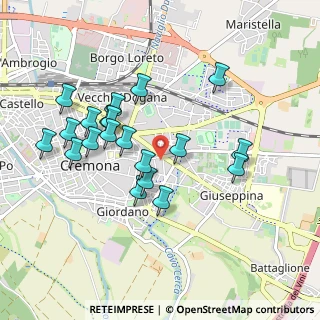 Mappa Via Buoso da Dovara, 26100 Cremona CR, Italia (0.8995)