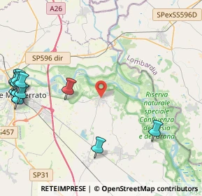 Mappa Piazza Municipio, 15040 Frassineto Po AL, Italia (6.10615)