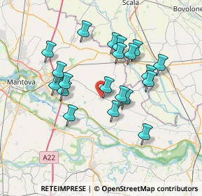 Mappa Via Fancelli Luca, 46037 Roncoferraro MN, Italia (6.508)