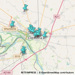 Mappa Corso Pietro Vacchelli, 26100 Cremona CR, Italia (2.71167)