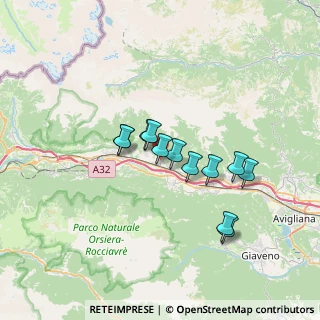 Mappa Via Braida, 10050 San Didero TO, Italia (5.3975)
