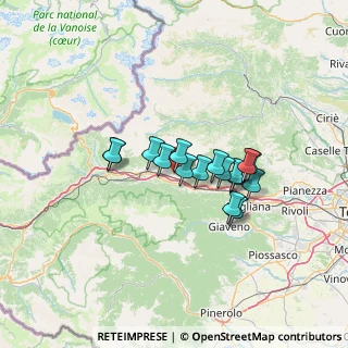 Mappa Via Braida, 10050 San Didero TO, Italia (9.835)