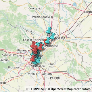 Mappa Via Gioacchino Rossini, 10036 Settimo Torinese TO, Italia (10.6575)