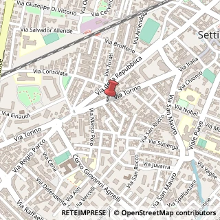 Mappa Via Torino, 29, 10036 Settimo Torinese, Torino (Piemonte)