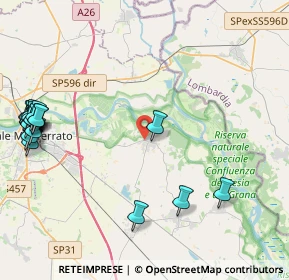 Mappa Corso 20 Settembre, 15040 Frassineto Po AL, Italia (5.8375)