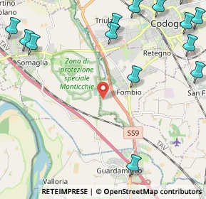 Mappa Via Don Lorenzo Milani, 26862 Guardamiglio LO, Italia (3.32429)