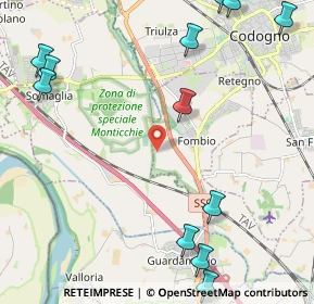 Mappa Via Don Lorenzo Milani, 26862 Guardamiglio LO, Italia (3.08417)
