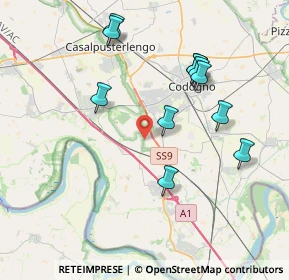 Mappa Via Don Lorenzo Milani, 26862 Guardamiglio LO, Italia (3.86545)