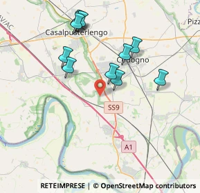 Mappa Via Don Lorenzo Milani, 26862 Guardamiglio LO, Italia (3.75545)