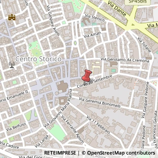 Mappa Corso XX Settembre, 23, 26100 Cremona, Cremona (Lombardia)