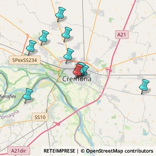 Mappa Via Ceresole, 26100 Cremona CR, Italia (3.52636)