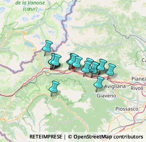 Mappa Torino - Bardonecchia, 10050 Chianocco TO, Italia (8.406)