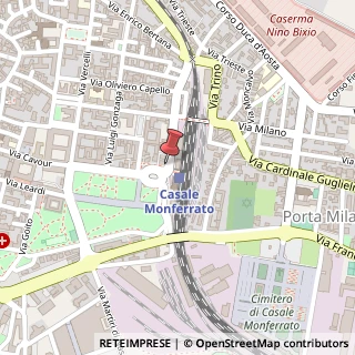 Mappa Piazza Vittorio Veneto, 5/D, 15033 Casale Monferrato, Alessandria (Piemonte)
