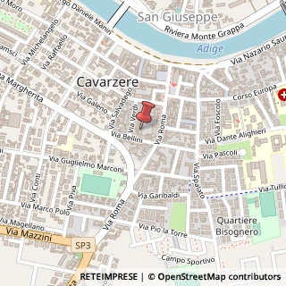 Mappa Piazza Bersaglieri d'Italia, 2, 30014 Cavarzere, Venezia (Veneto)