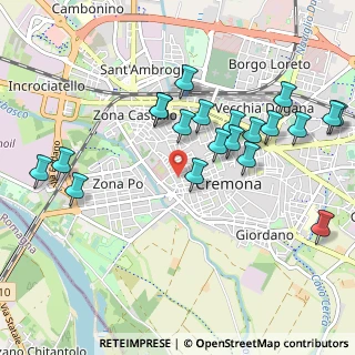 Mappa Via Ruggero Manna, 26100 Cremona CR, Italia (1.063)