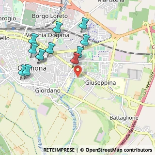 Mappa Via Antonio Fontana, 26100 Cremona CR, Italia (1.10917)
