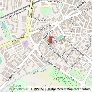 Mappa Via Ferrari Defendente, 5, 10036 Settimo Torinese, Torino (Piemonte)
