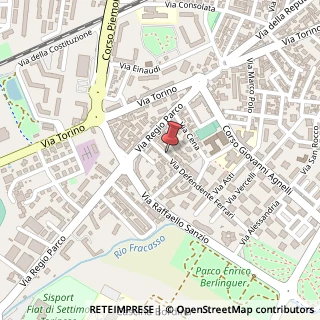 Mappa Via Defendente Ferrari, 3A, 10036 Settimo Torinese, Torino (Piemonte)