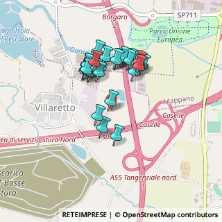 Mappa Strada Comunale del Villaretto, 10100 Torino TO, Italia (0.36786)