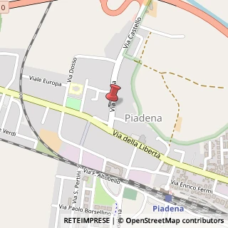 Mappa Via Platina, 23, 26034 Piadena, Cremona (Lombardia)