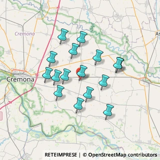 Mappa Via Delmona, 26035 Pieve San Giacomo CR, Italia (6.27313)