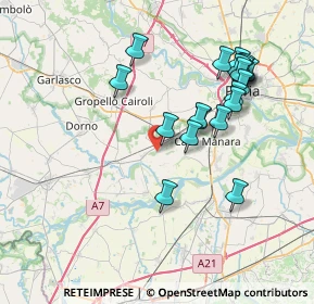 Mappa Via Birbantera, 27030 Zinasco PV, Italia (7.648)