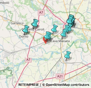 Mappa Via Birbantera, 27030 Zinasco PV, Italia (7.8245)