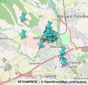 Mappa Via Tessarin, 10078 Venaria Reale TO, Italia (0.97)