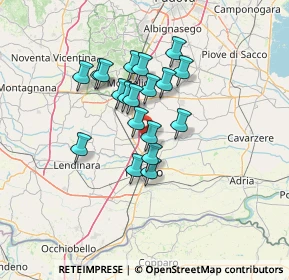 Mappa Via Vallazza, 35048 Stanghella PD, Italia (10.40684)