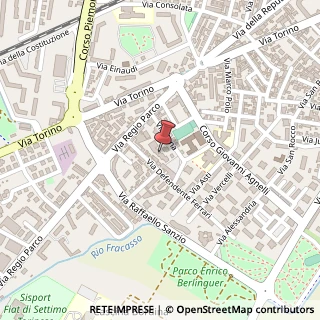 Mappa Via Giovanni Cena, 8, 10036 Settimo Torinese, Torino (Piemonte)