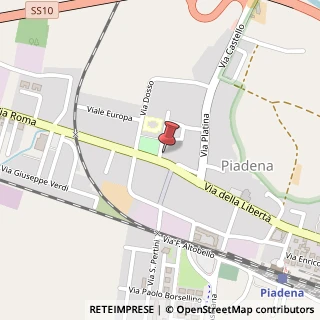 Mappa Via Mazzini, 2, 26034 Piadena, Cremona (Lombardia)