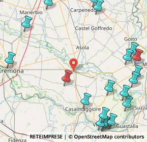 Mappa Via Mazzini, 26034 Piadena CR, Italia (24.7675)