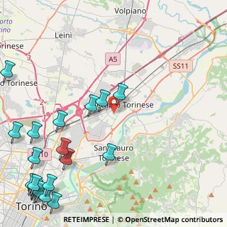 Mappa Via Vercelli, 10036 Settimo Torinese TO, Italia (6.742)