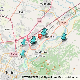 Mappa Via Vercelli, 10036 Settimo Torinese TO, Italia (2.84154)