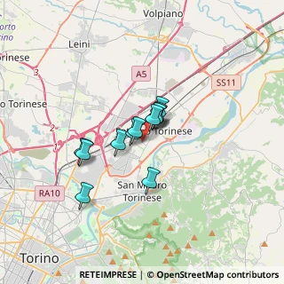 Mappa Via Vercelli, 10036 Settimo Torinese TO, Italia (2.10833)