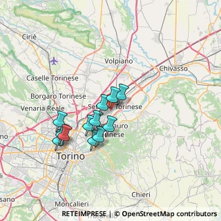 Mappa Via Vercelli, 10036 Settimo Torinese TO, Italia (5.85833)