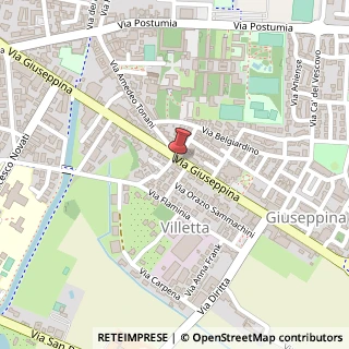 Mappa Via Giuseppina, 25/N, 26100 Cremona, Cremona (Lombardia)