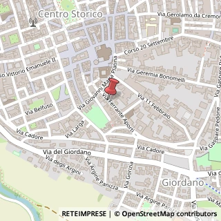 Mappa Via Ferrante Aporti,  8, 26100 Cremona, Cremona (Lombardia)