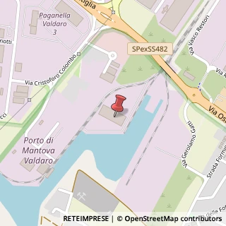 Mappa 46100 Valdaro MN, Italia, 46100 Mantova, Mantova (Lombardia)