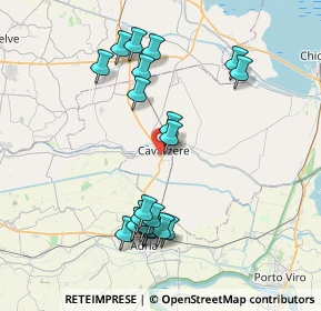 Mappa SP3, 30014 Cavarzere VE, Italia (7.8615)