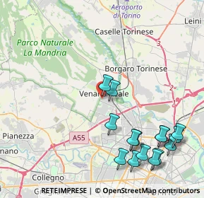 Mappa Via Tessarin, 10078 Venaria Reale TO, Italia (4.986)