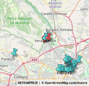 Mappa Via Tessarin, 10078 Venaria Reale TO, Italia (4.945)